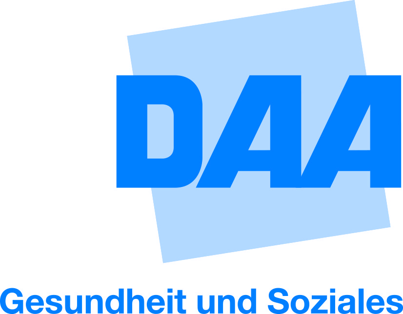 DAA Logo für Logopädie und Ergotherapie, Berufsfachschule Gesundheit und Soziales.