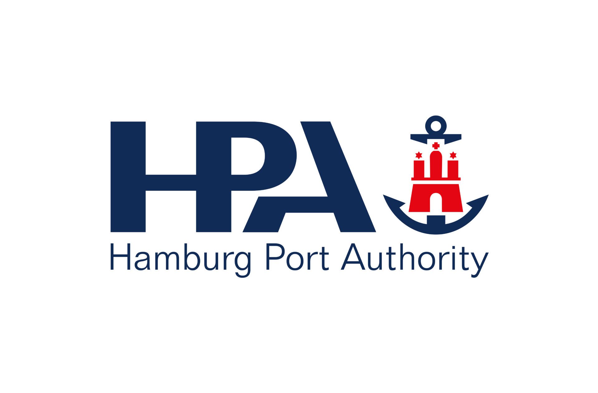 HPA Logo: Hamburg Port Authority AöR Logo mit Anker und Burg.