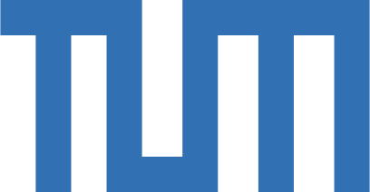 TUM Campus Heilbronn Logo: Abstract graphic featuring blue and gray vertical bars, suggestive of architectural elements.