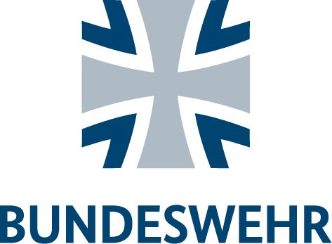 Bundeswehr Logo RGB: Eisernes Kreuz über dem Schriftzug Bundeswehr. Karriereberatung.