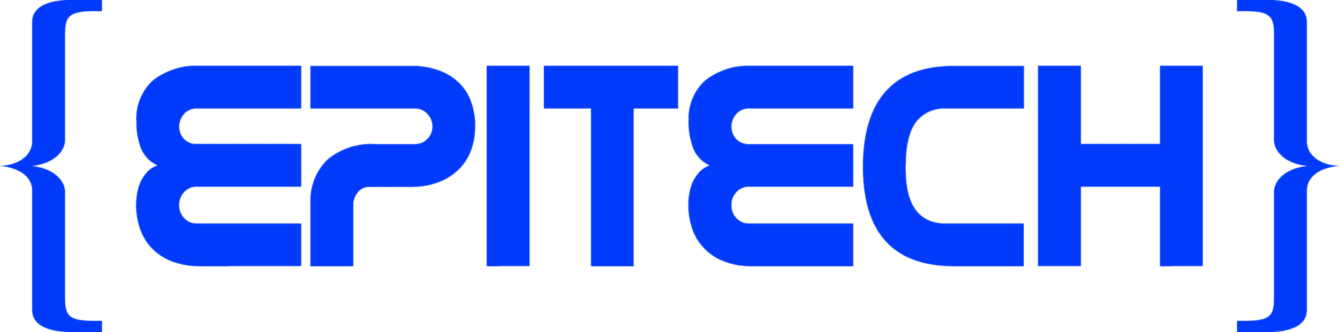 Blaues Epitech Logo für IT und Innovation.
